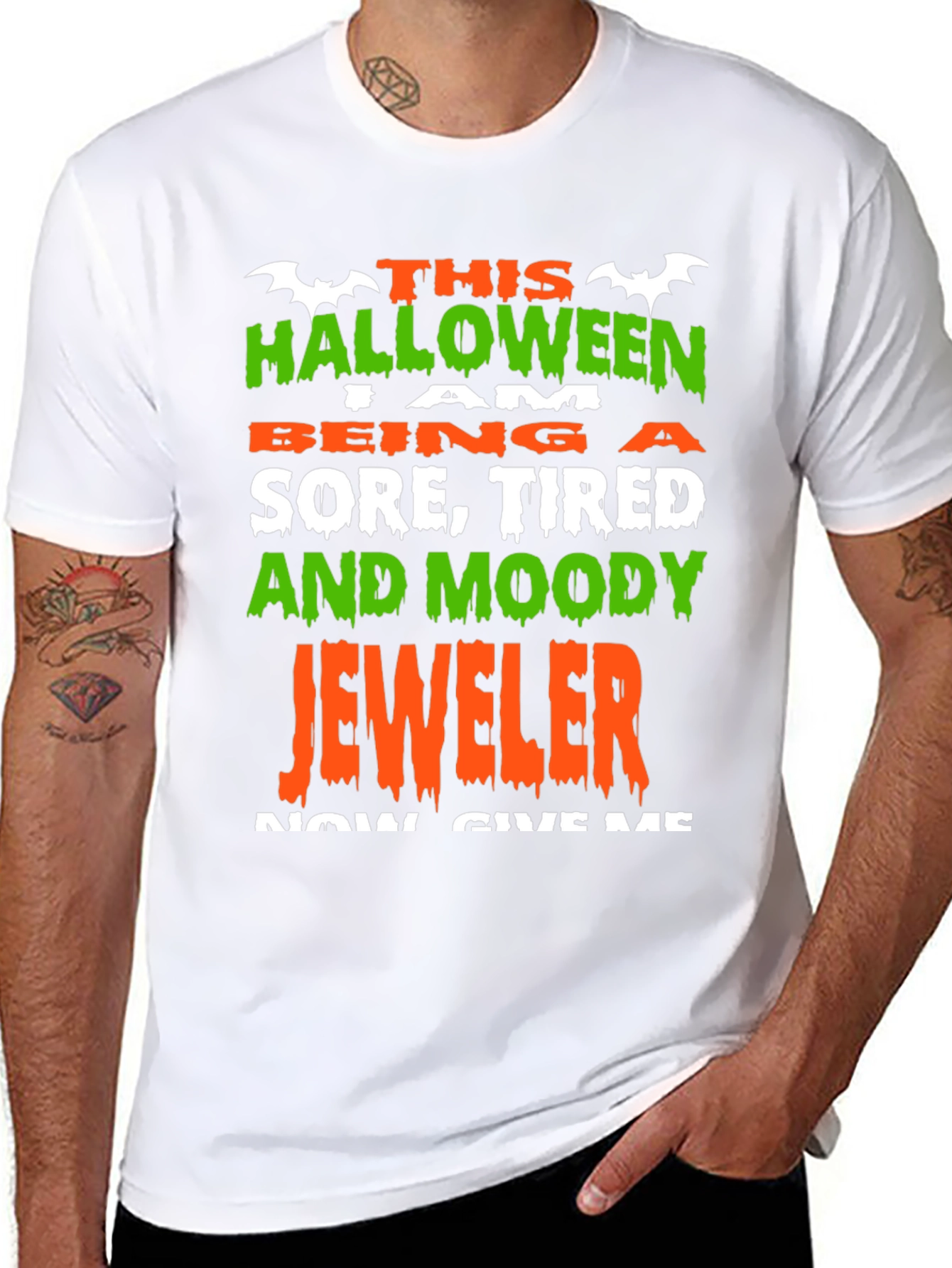 Halloween Jeweler T-Shirt - Sore Tired and Moody!