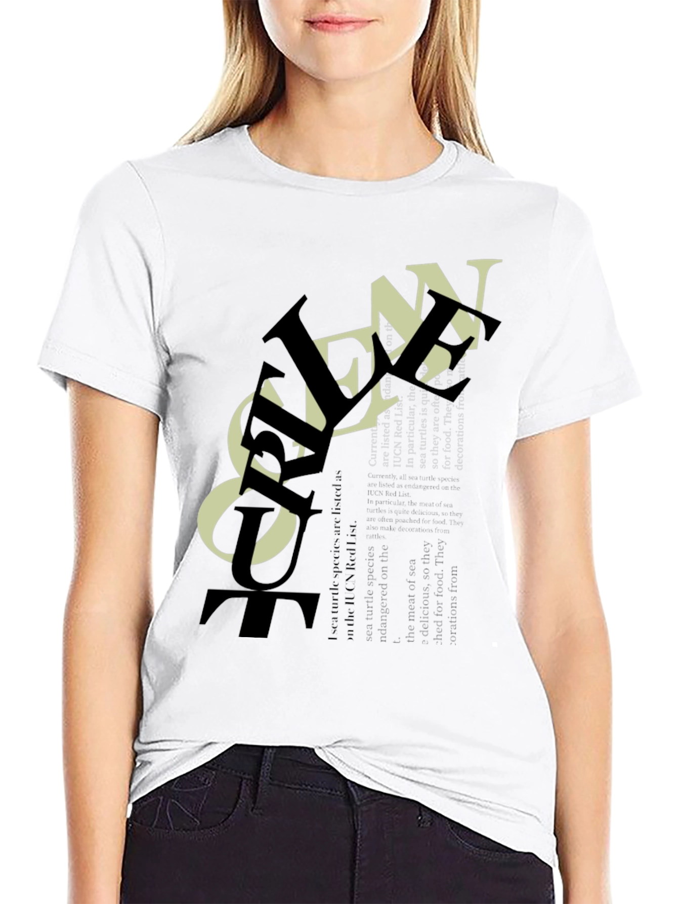 Stylish Black T-Shirt with Unique Graphic Print