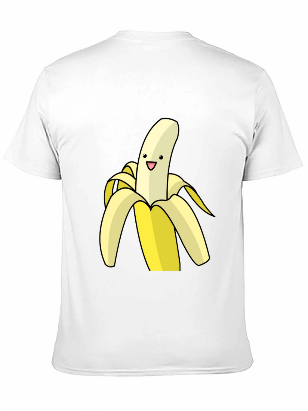 Banana Cartoon Graphic Black T-Shirt