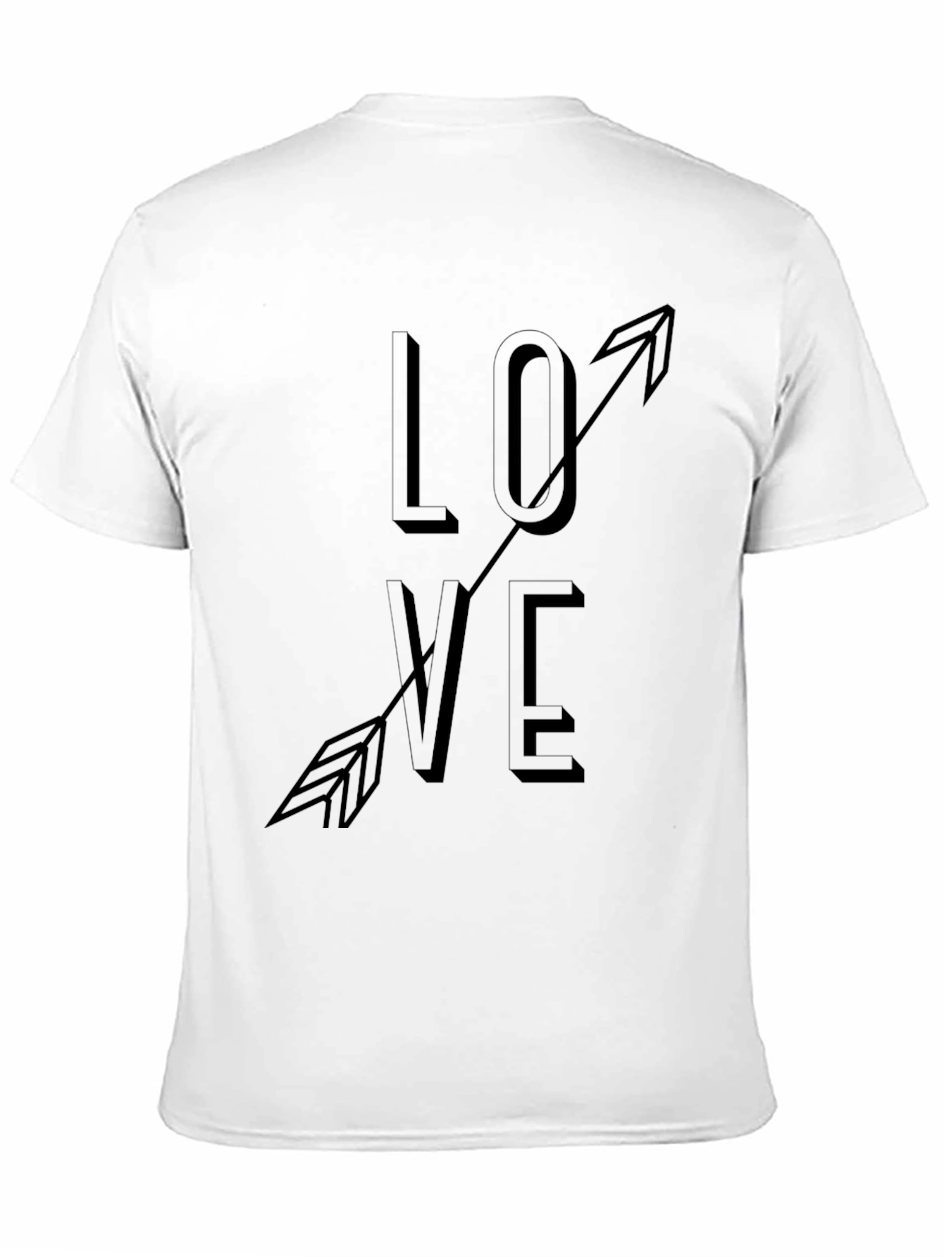 Love Arrow Graphic Tee - Trendy Casual Shirt