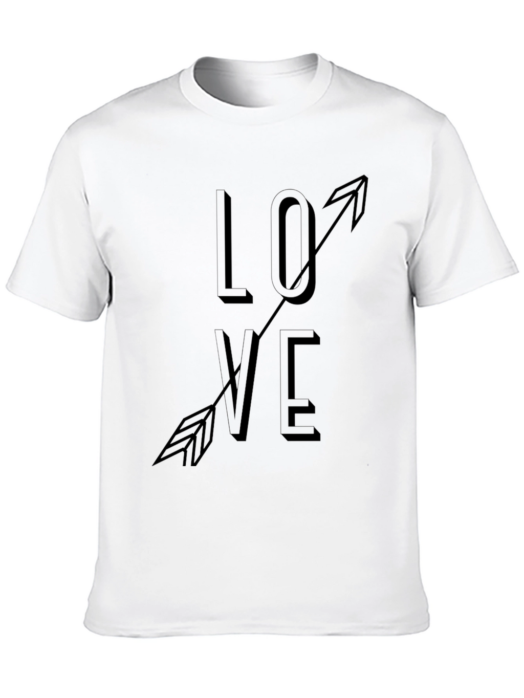 Love Arrow Graphic Tee - Trendy Casual Shirt