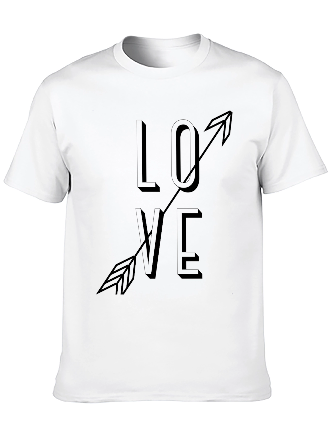 Love Arrow Graphic Tee - Trendy Casual Shirt