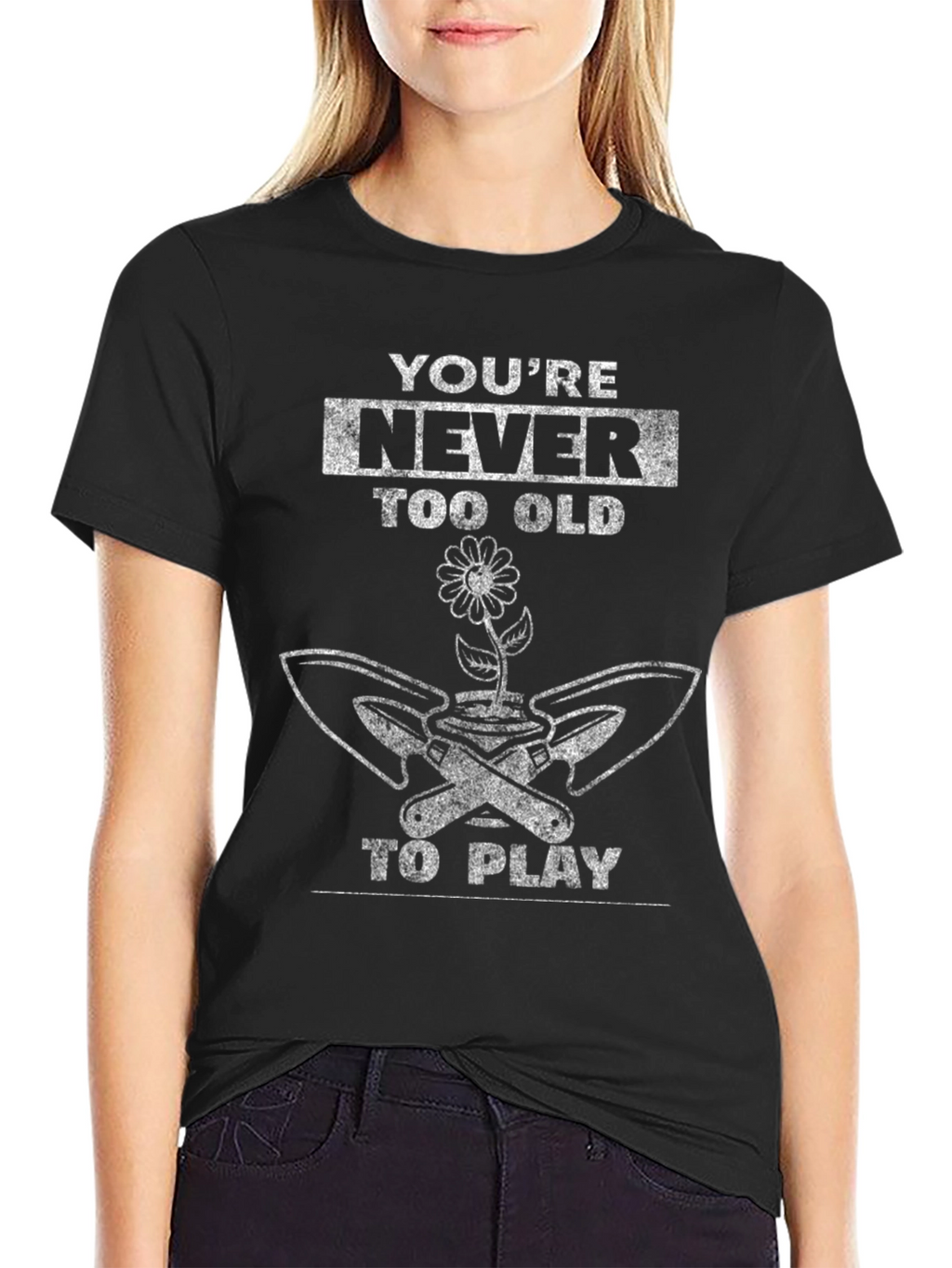 Never Too Old to Play Gardener T-Shirt