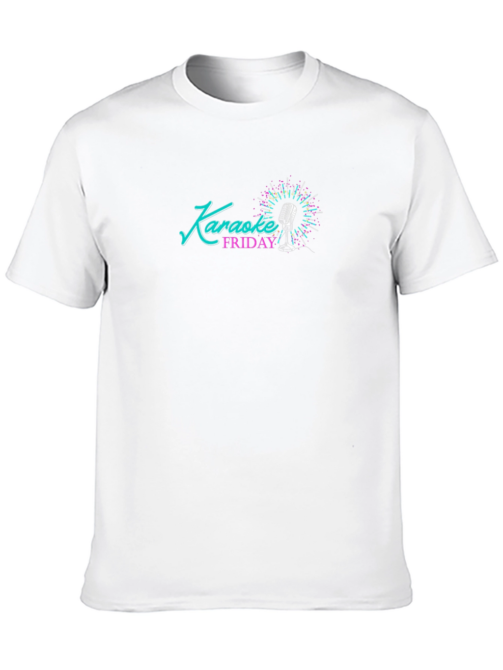 Karaoke Friday Black T-Shirt