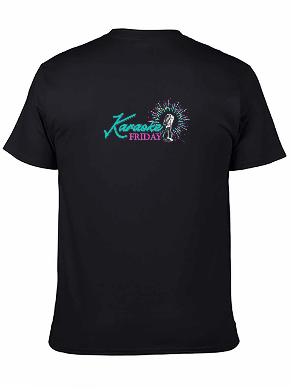 Karaoke Friday Black T-Shirt