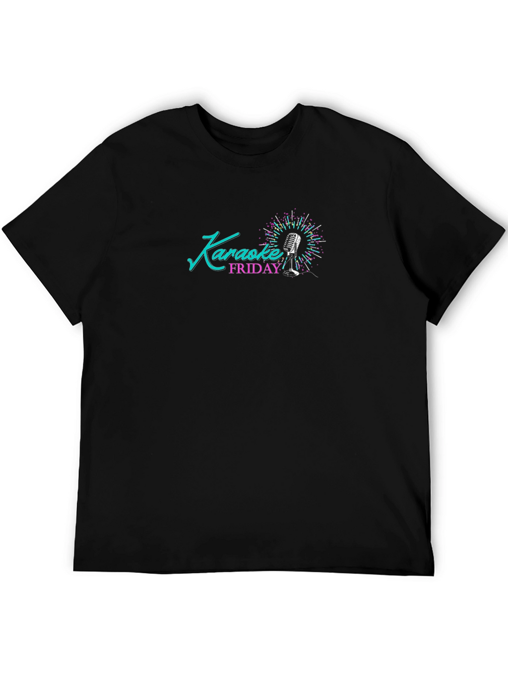 Karaoke Friday Black T-Shirt