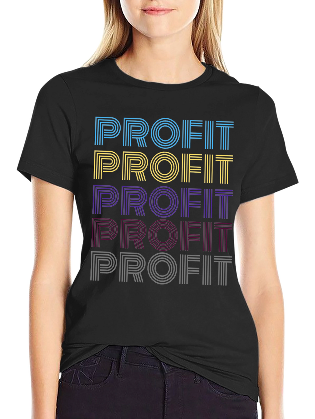 Retro Profit Graphic Tee - Unisex T-Shirt