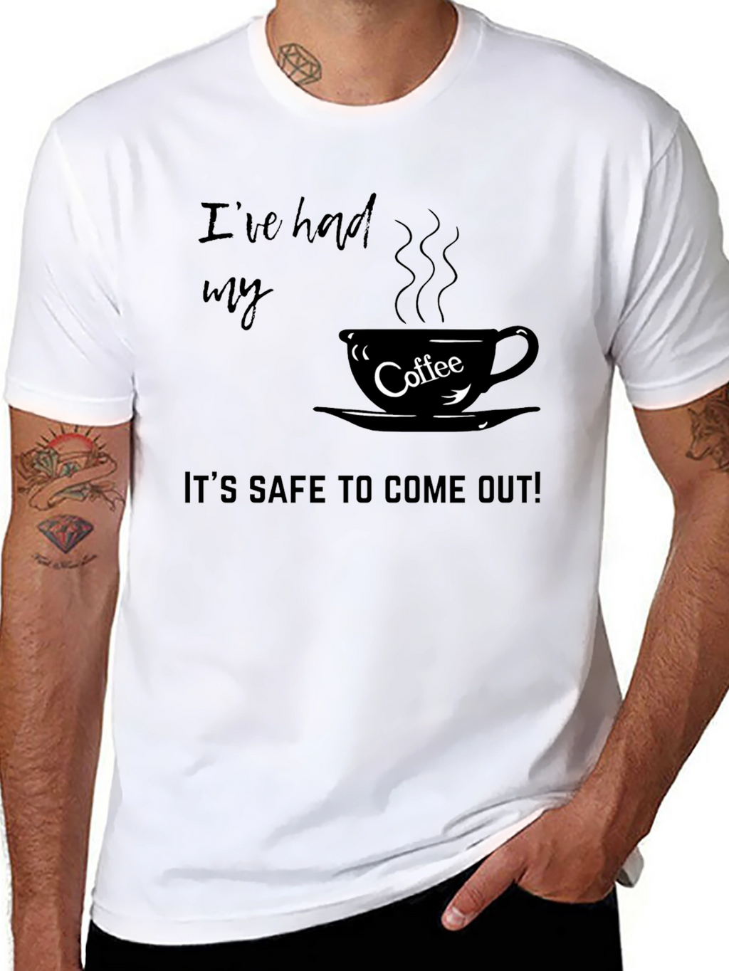 Coffee Lovers Slogan T-Shirt