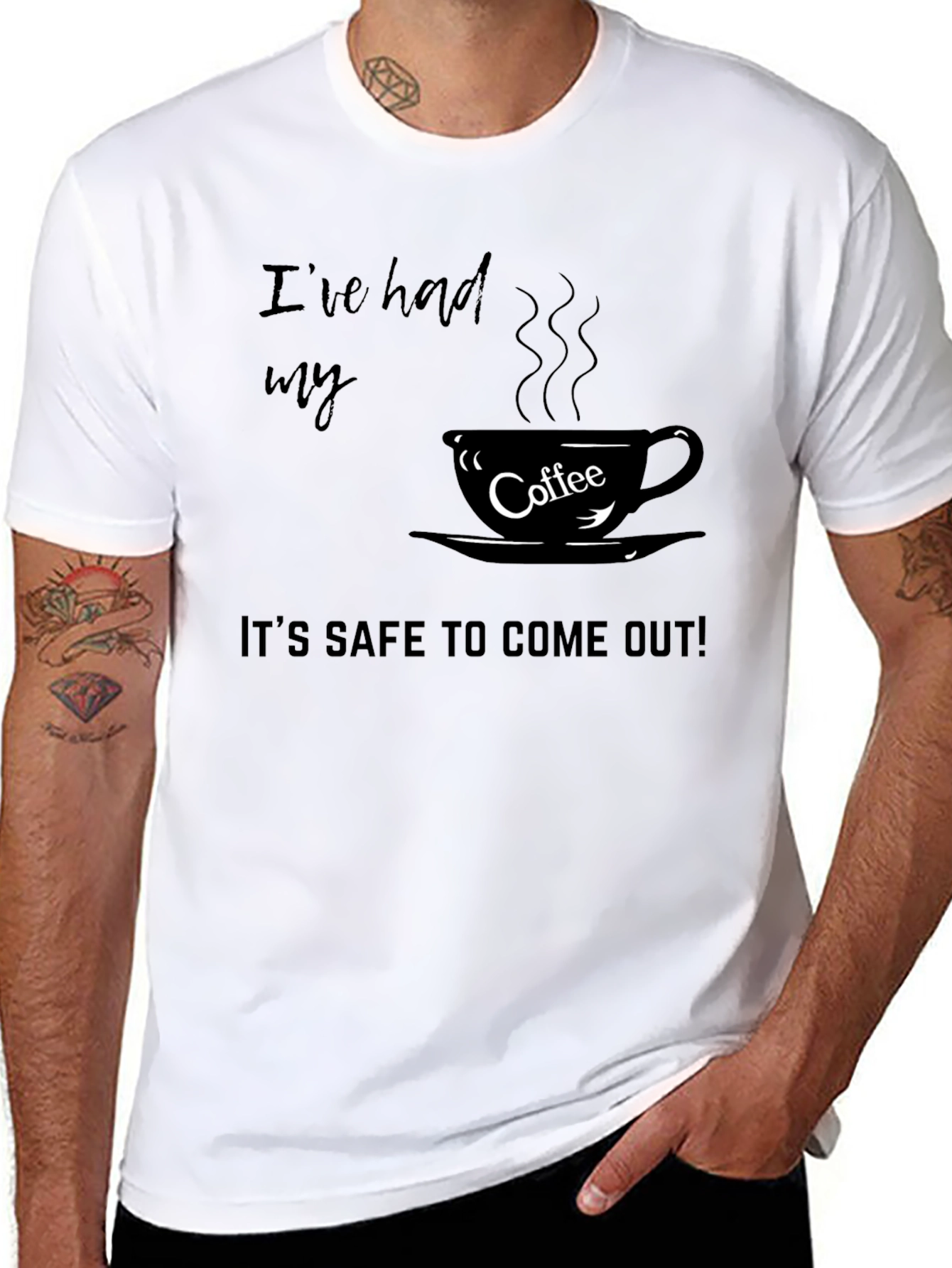 Coffee Lovers Slogan T-Shirt