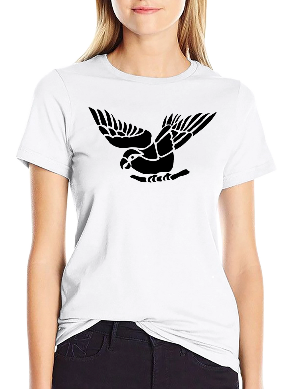 Bird on Branch Graphic Tee - Modern Casual Style