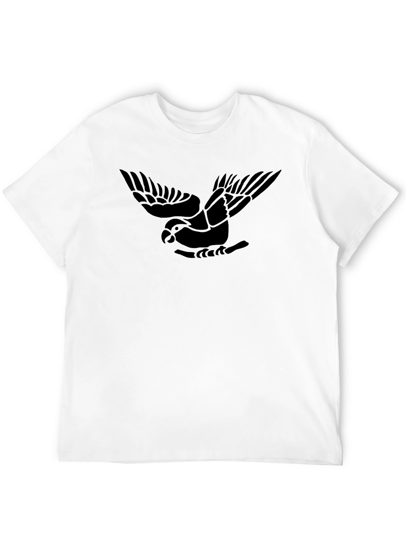 Bird on Branch Graphic Tee - Modern Casual Style