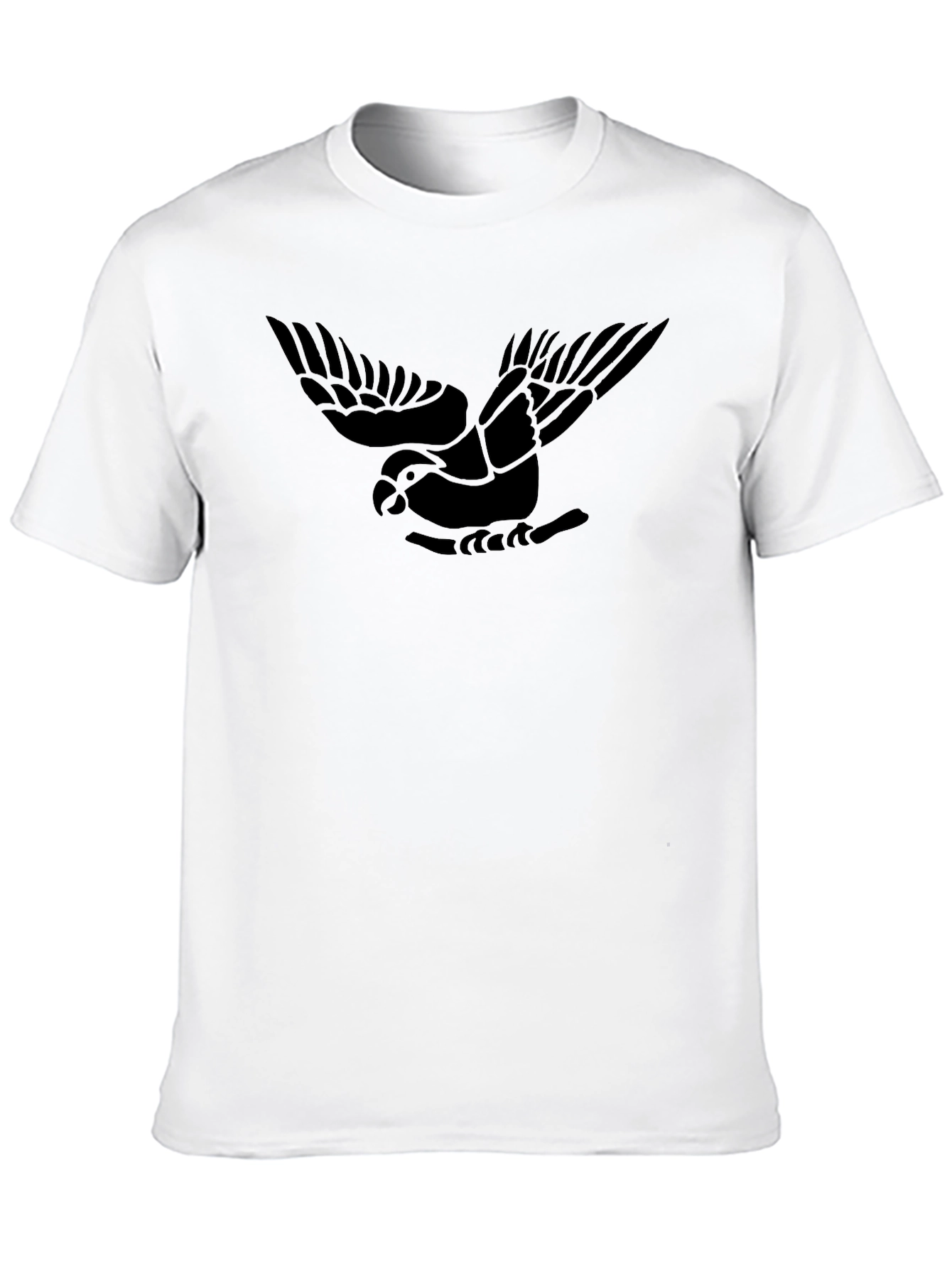 Bird on Branch Graphic Tee - Modern Casual Style