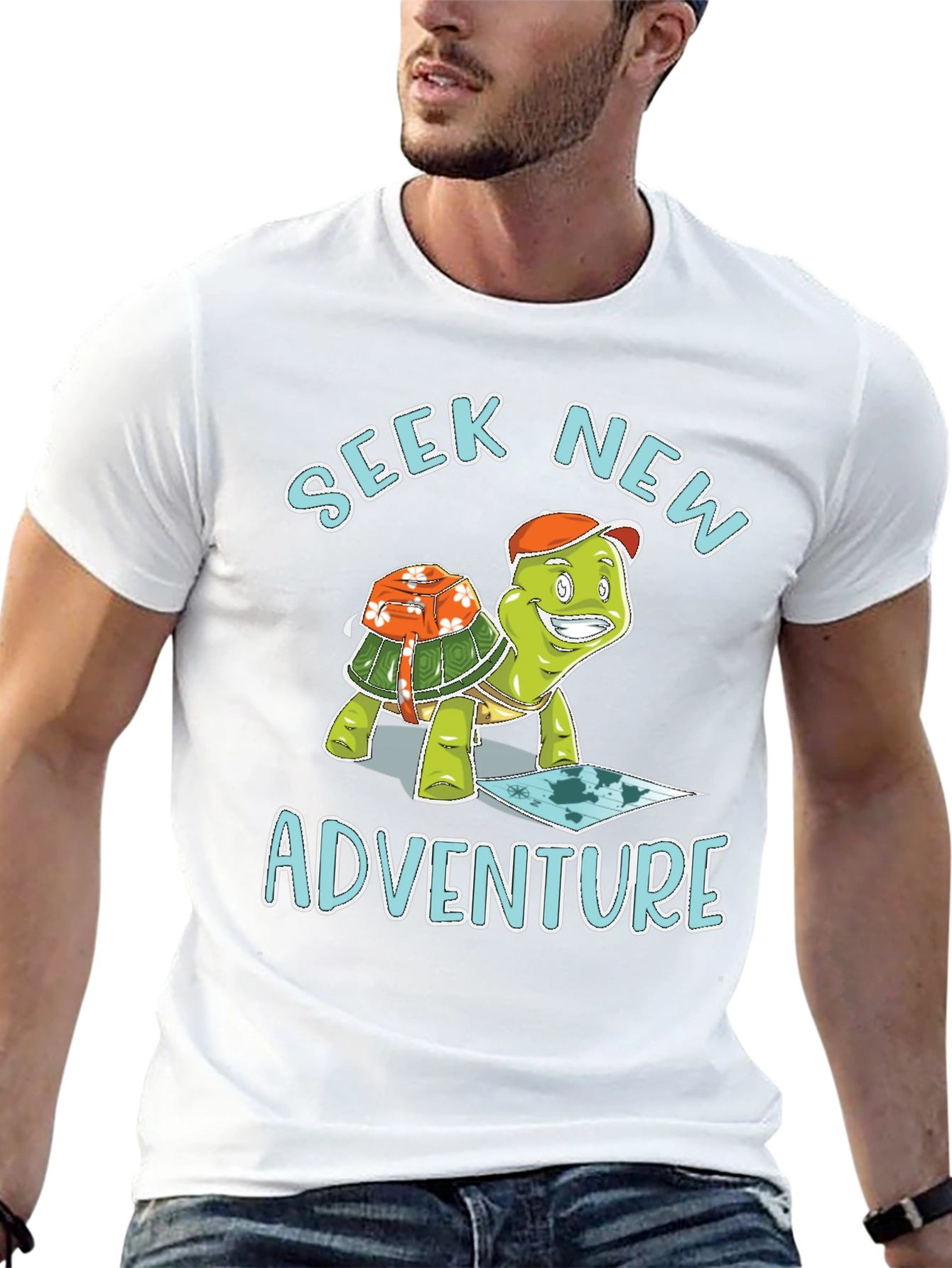 Seek New Adventure Turtle T-Shirt