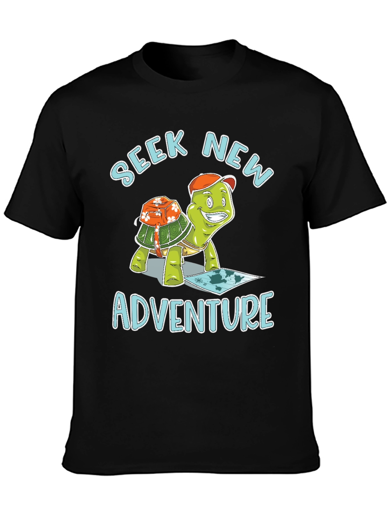 Seek New Adventure Turtle T-Shirt
