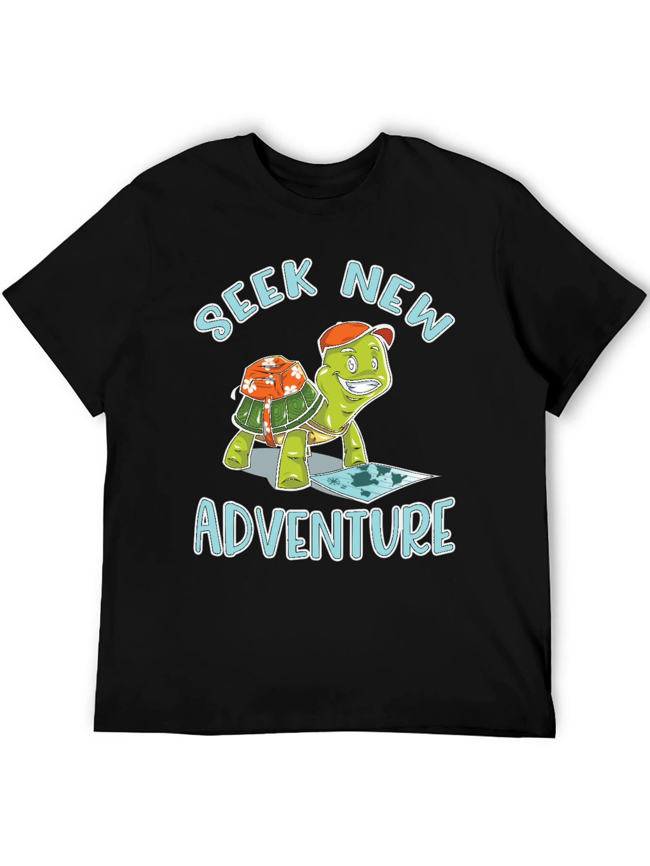 Seek New Adventure Turtle T-Shirt