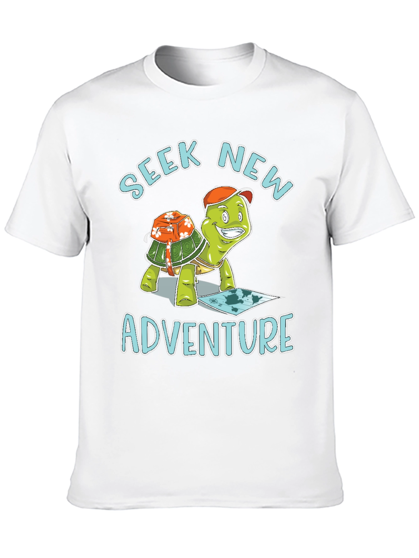 Seek New Adventure Turtle T-Shirt