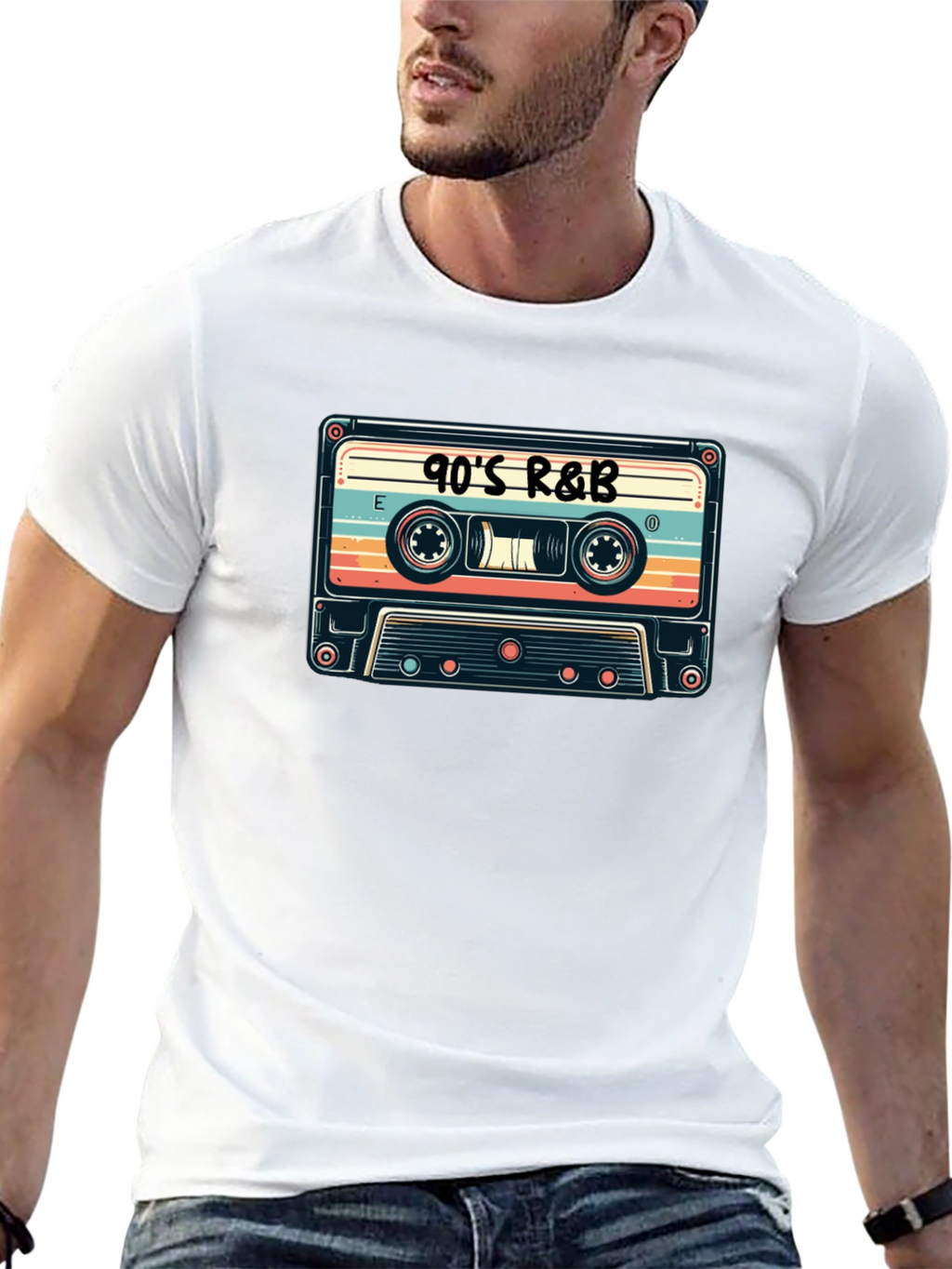 90s R&B Cassette Tape Graphic T-Shirt