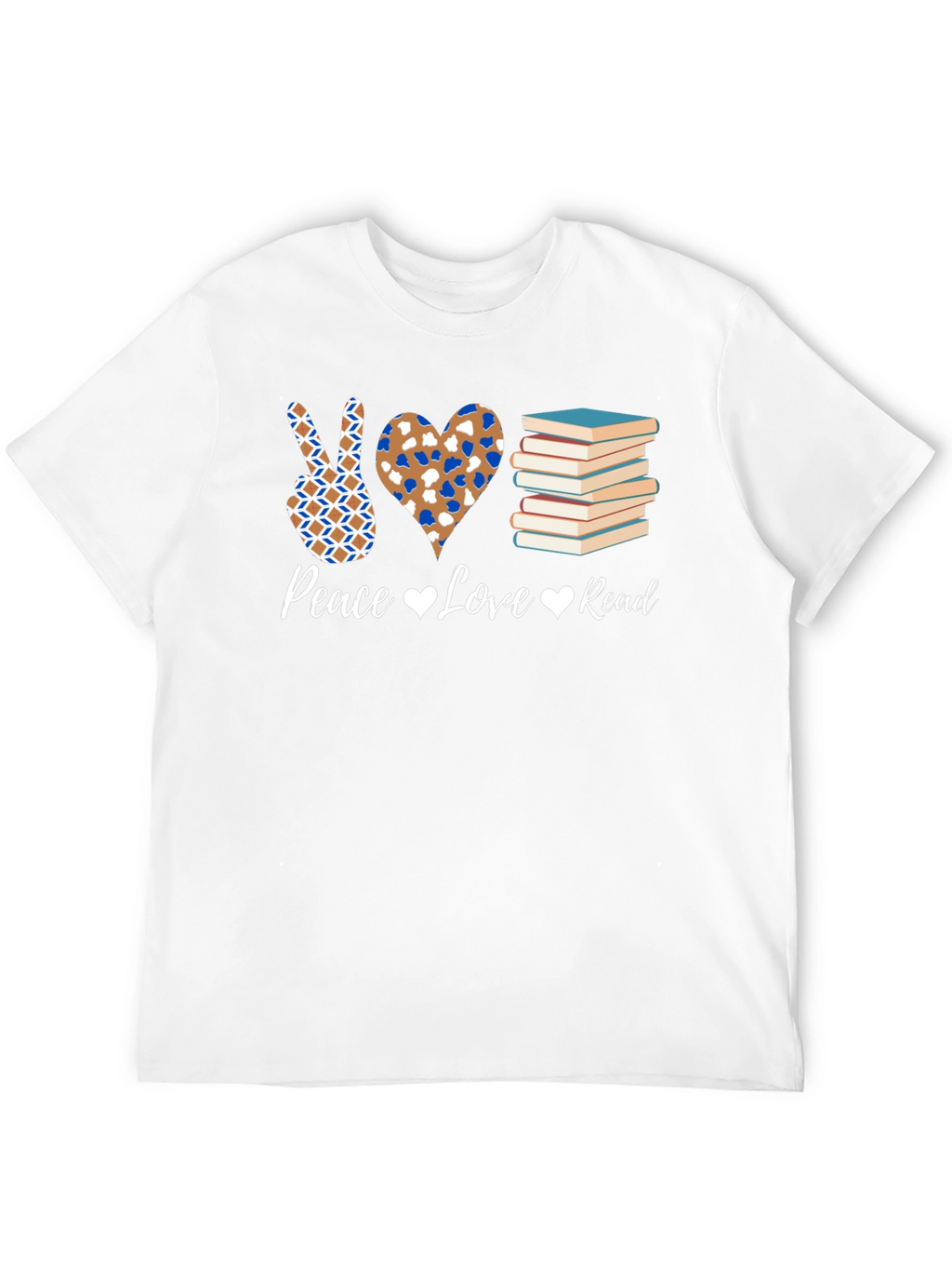 Peace Love Read T-Shirt - Book Lover Tee