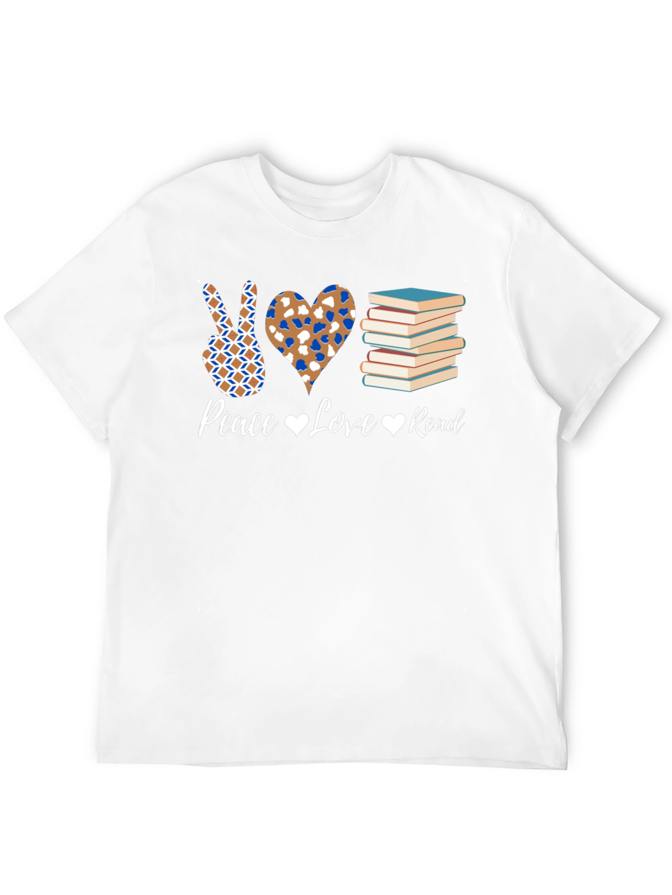 Peace Love Read T-Shirt - Book Lover Tee