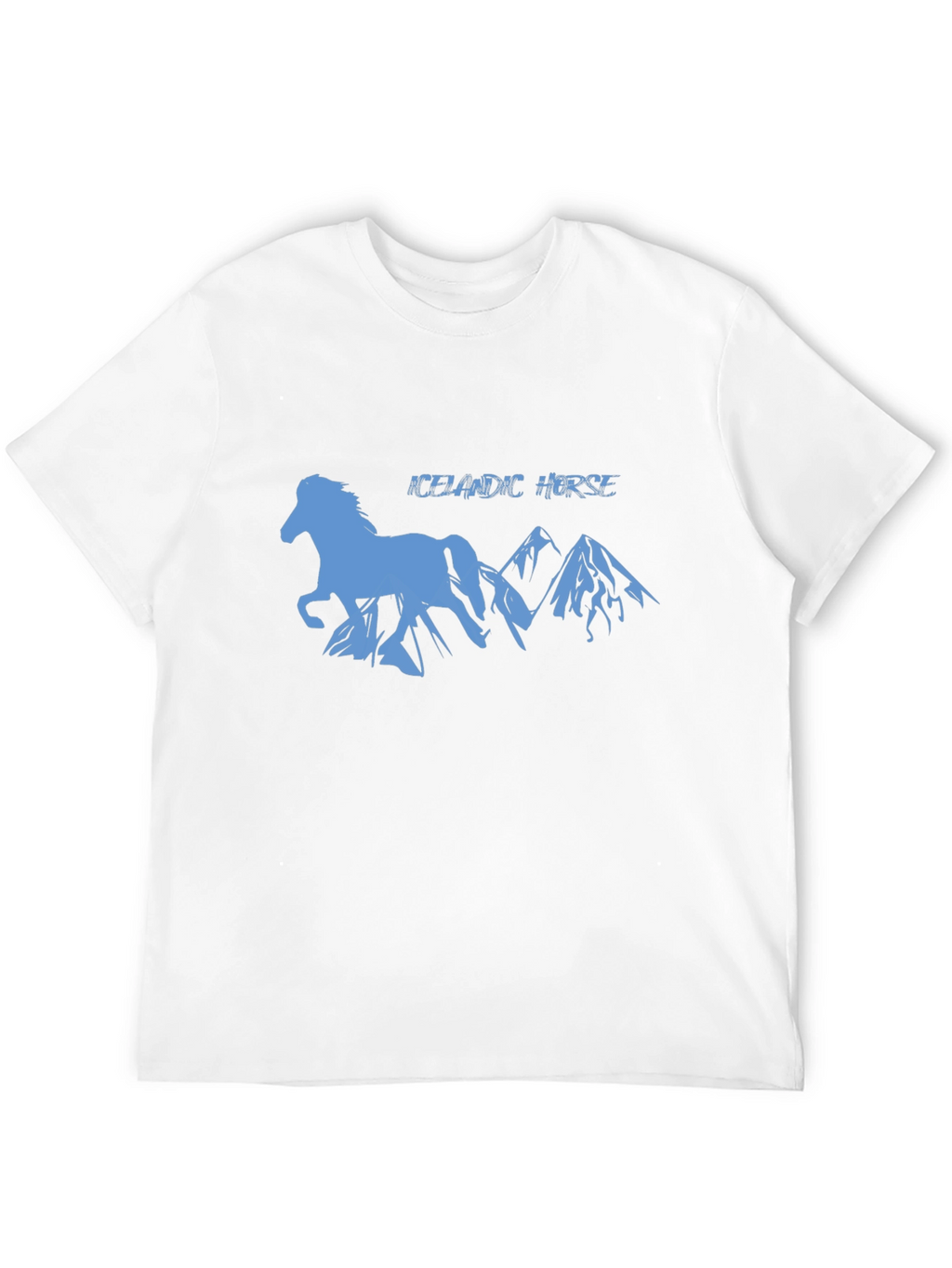 Icelandic Horse Silhouette Graphic T-Shirt