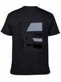 Evolution Car Graphic Tee - Black Cotton T-Shirt