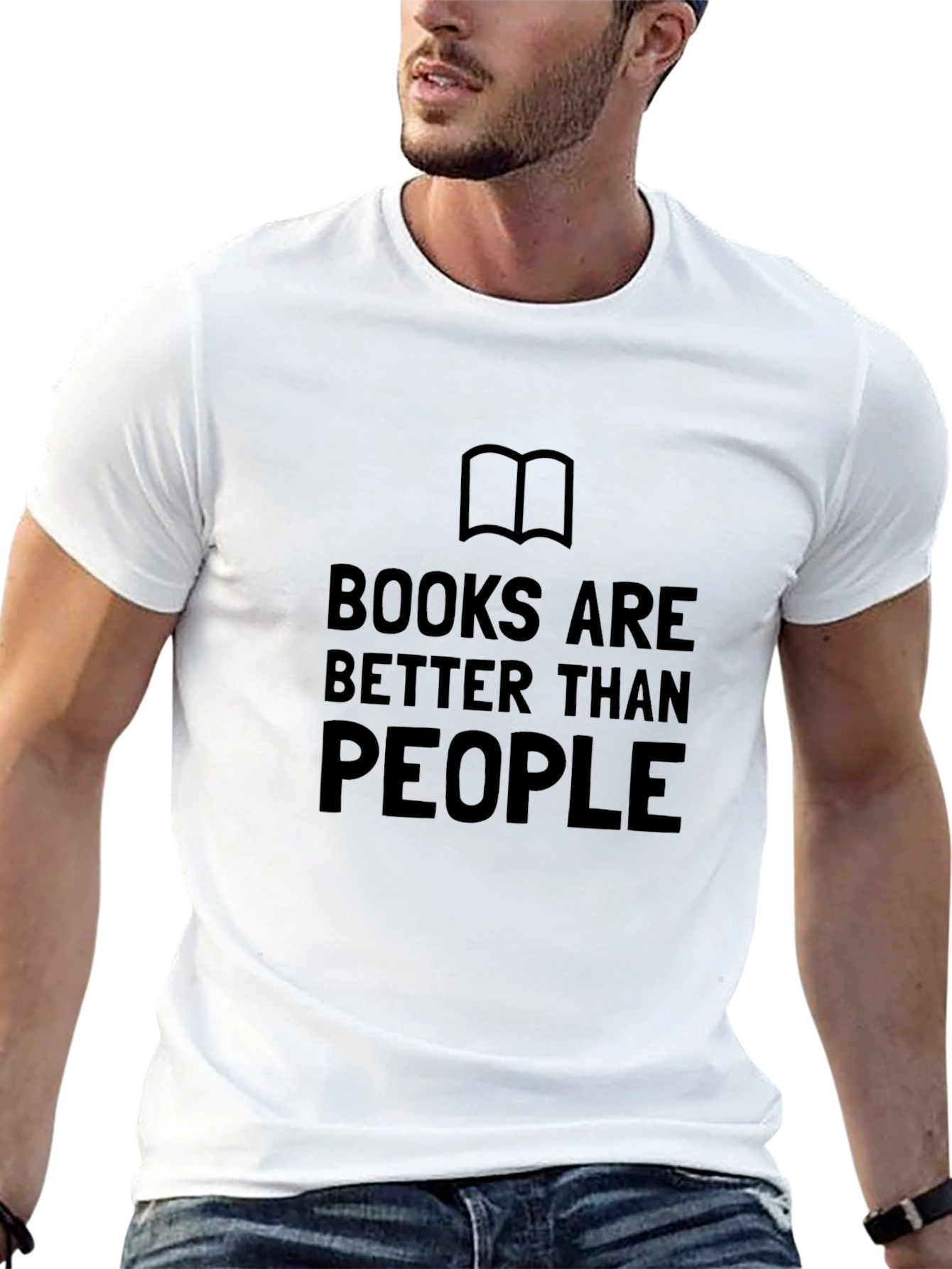 Books Are Better Than People Graphic Tee