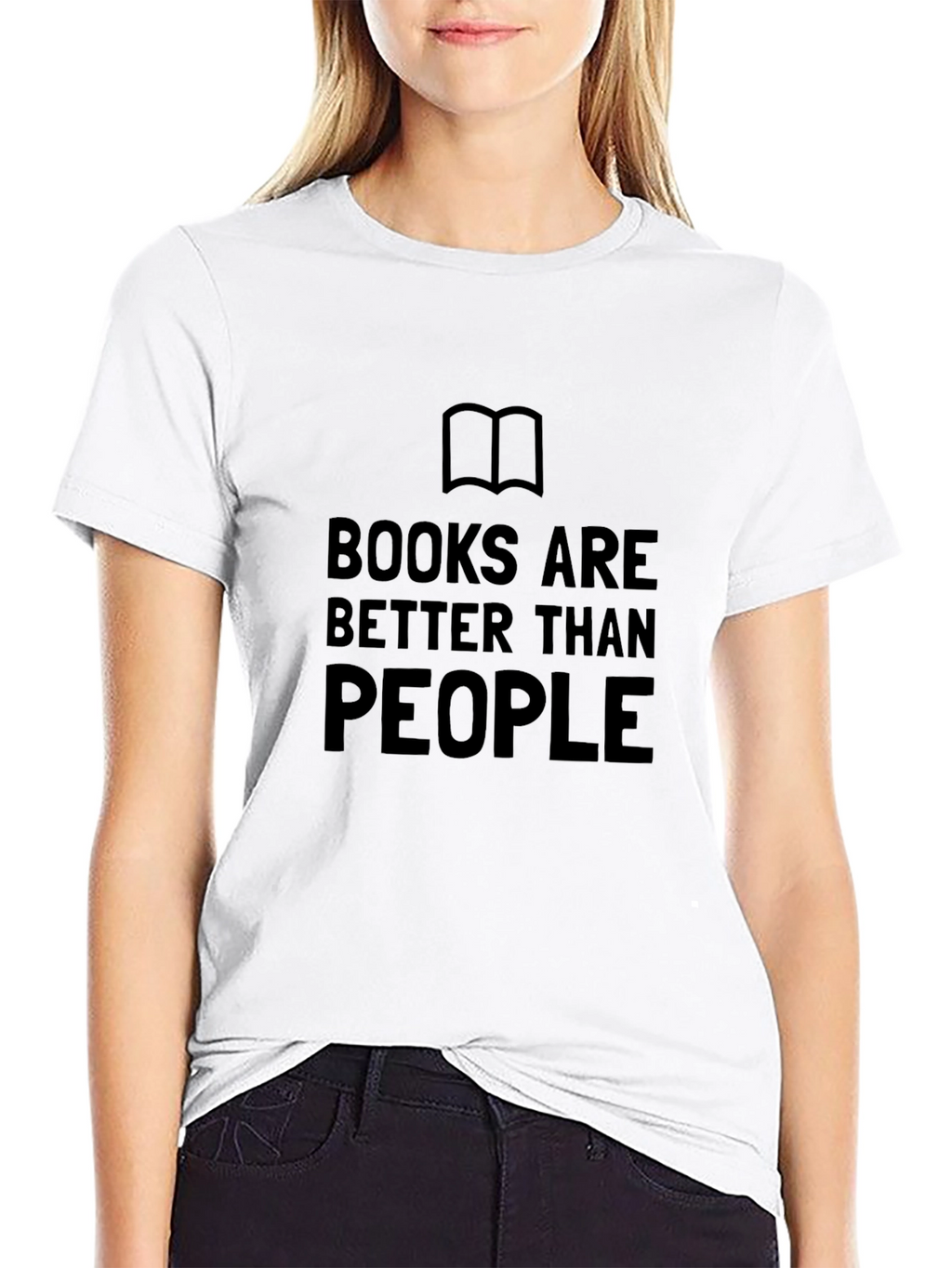 Books Are Better Than People Graphic Tee