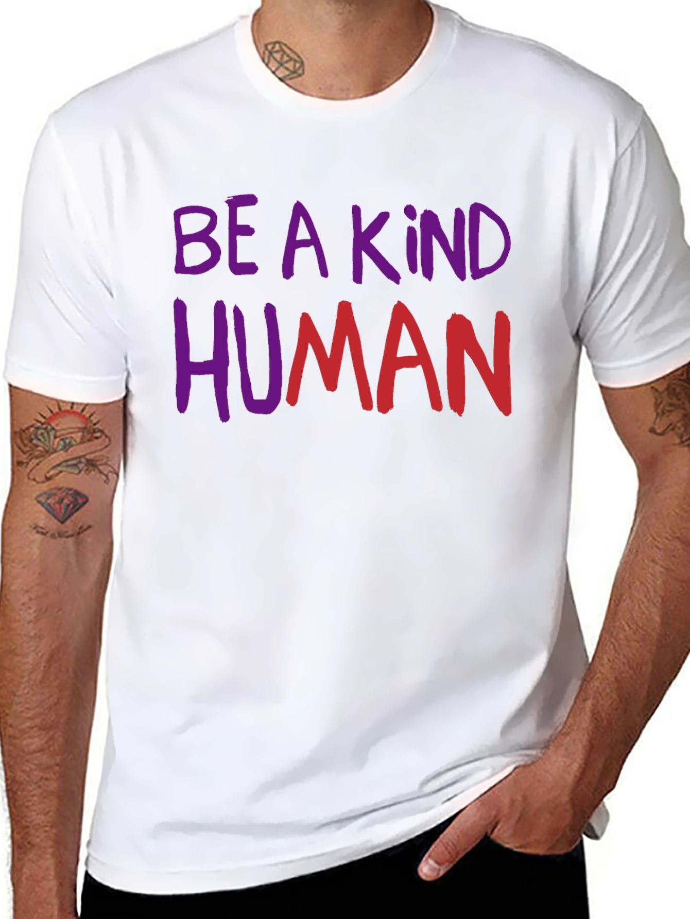 Be A Kind Human Graphic T-Shirt