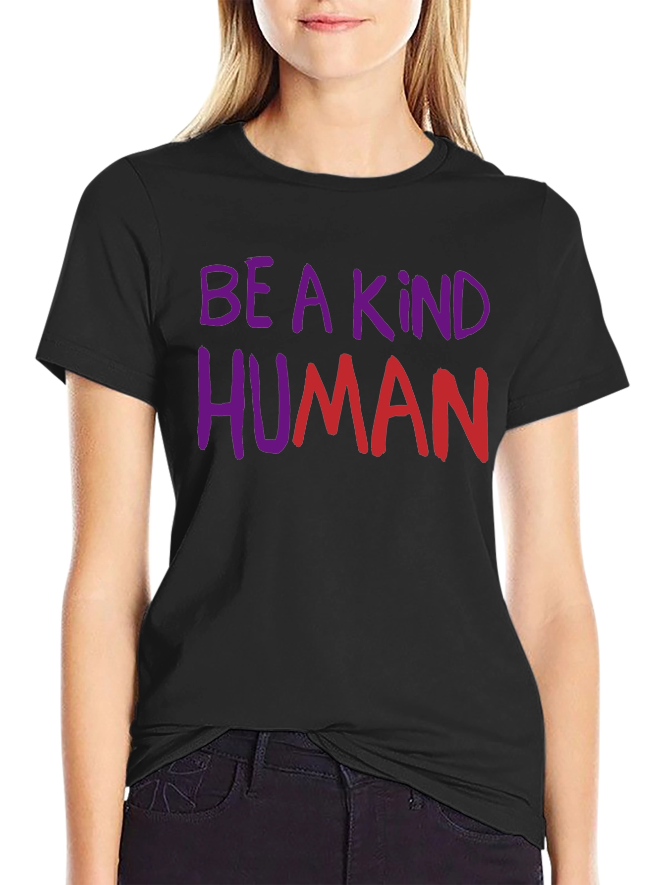 Be A Kind Human Graphic T-Shirt