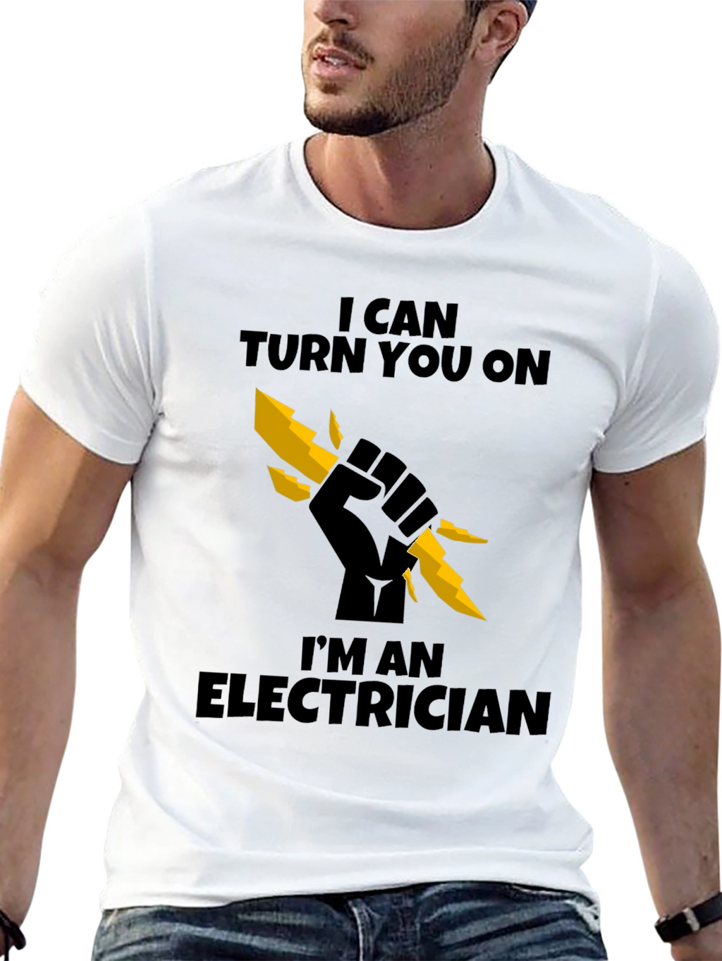 Electrician T-Shirt - I Can Turn You On