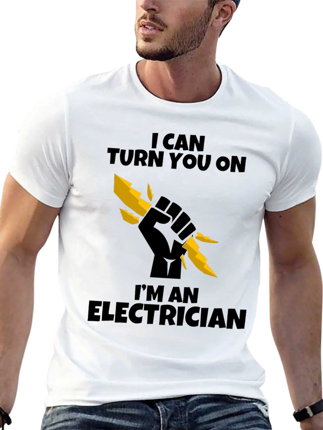 Electrician T-Shirt - I Can Turn You On