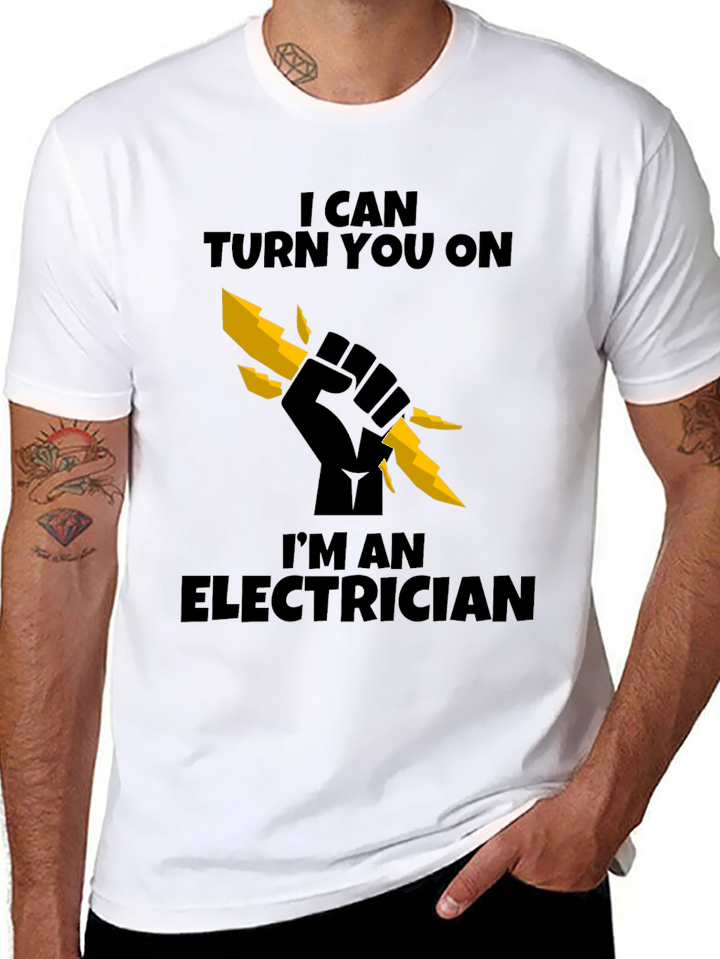 Electrician T-Shirt - I Can Turn You On