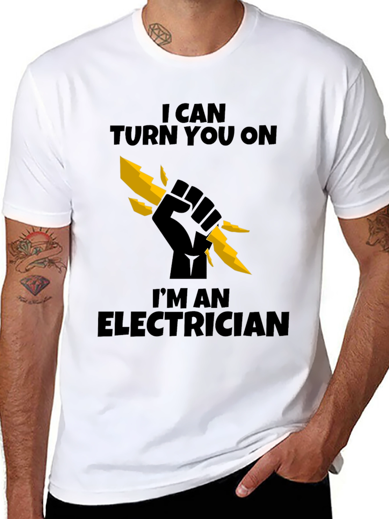 Electrician T-Shirt - I Can Turn You On