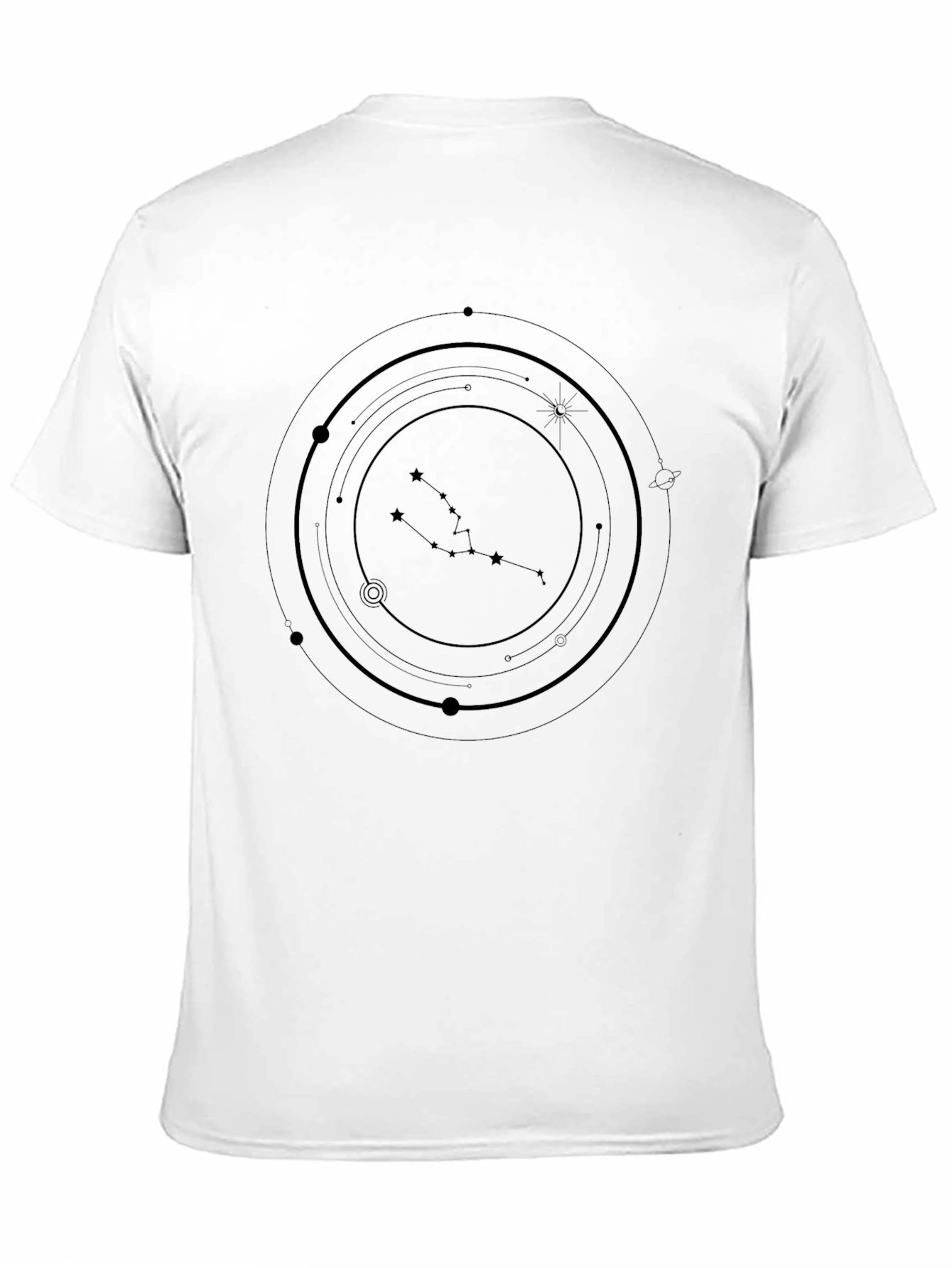 Taurus Zodiac Black Graphic Tee