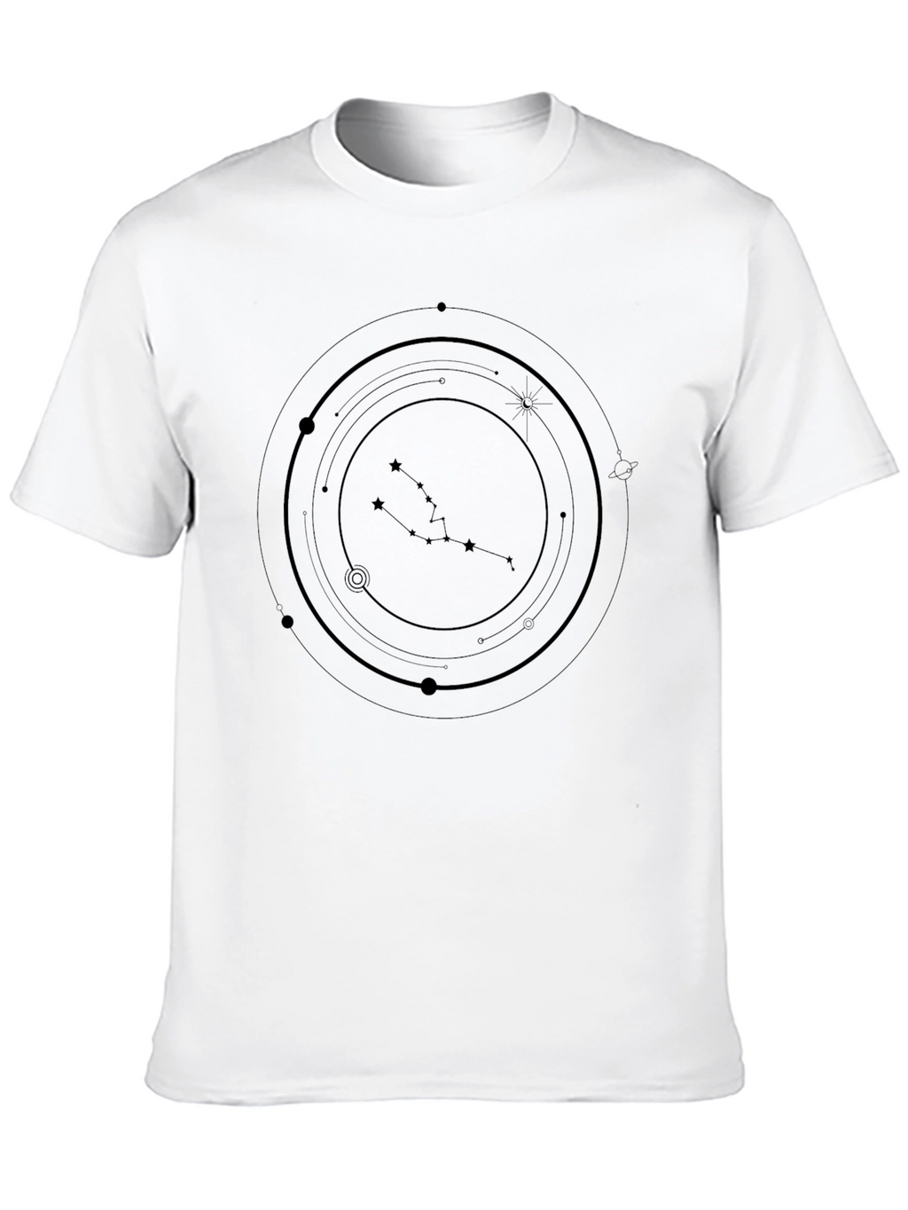Taurus Zodiac Black Graphic Tee