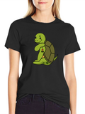 Turtle I Heart Mom Tattoo T-Shirt