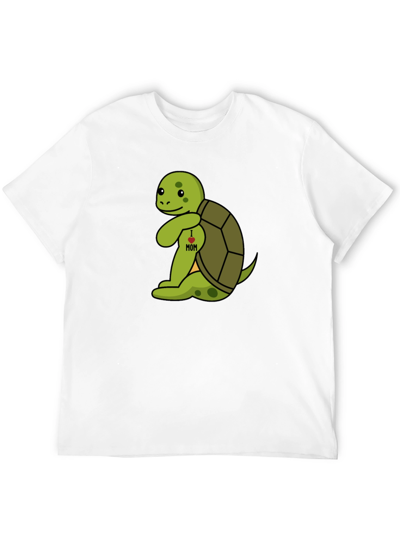 Turtle I Heart Mom Tattoo T-Shirt