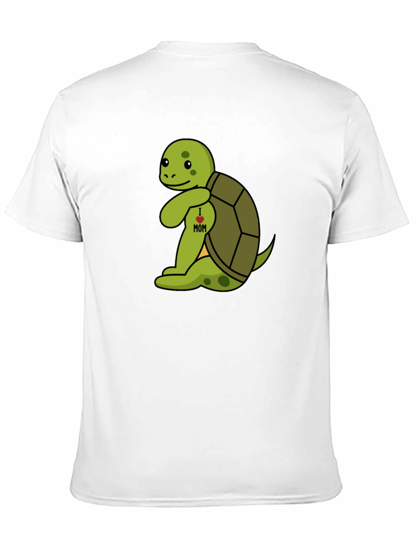 Turtle I Heart Mom Tattoo T-Shirt