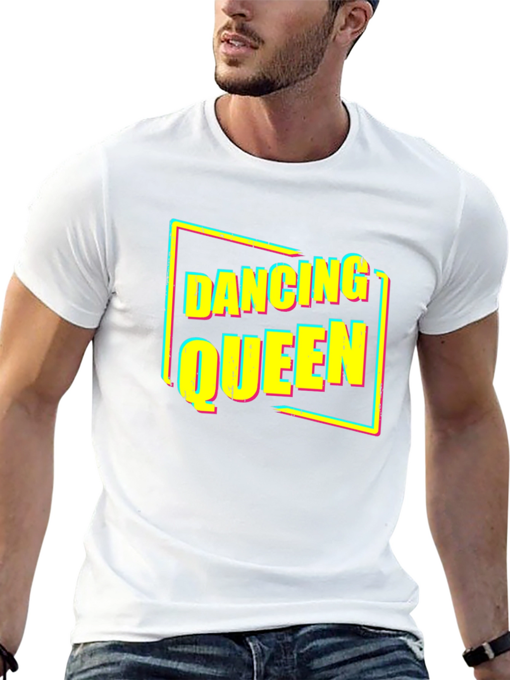 Dancing Queen Graphic Print Tee