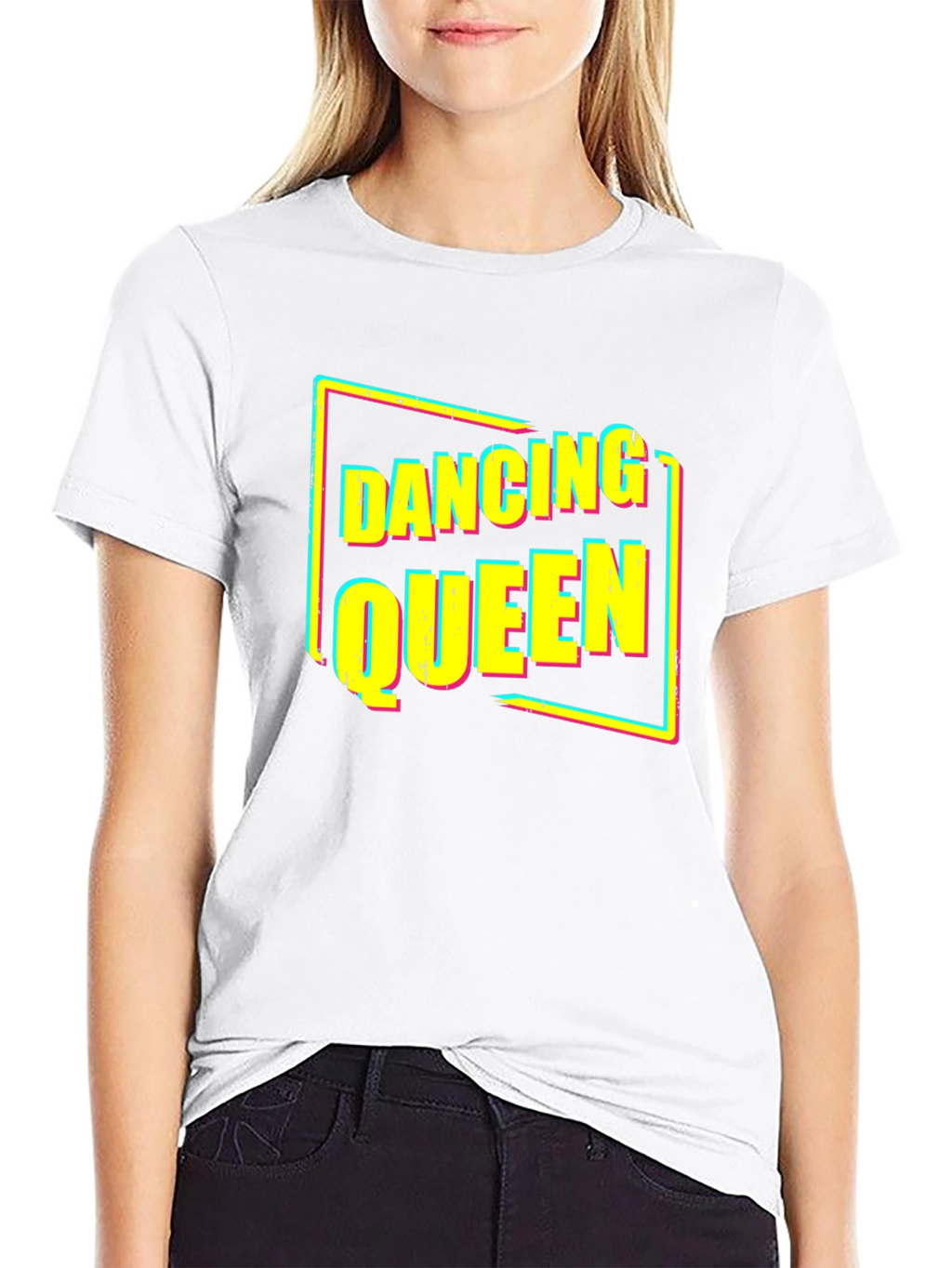 Dancing Queen Graphic Print Tee