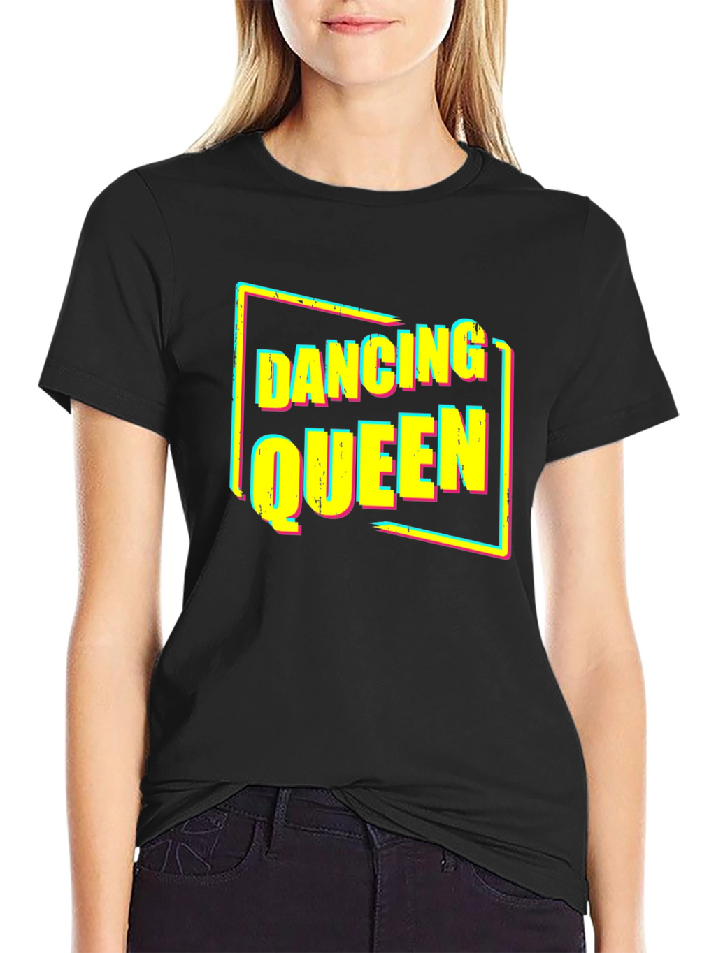 Dancing Queen Graphic Print Tee