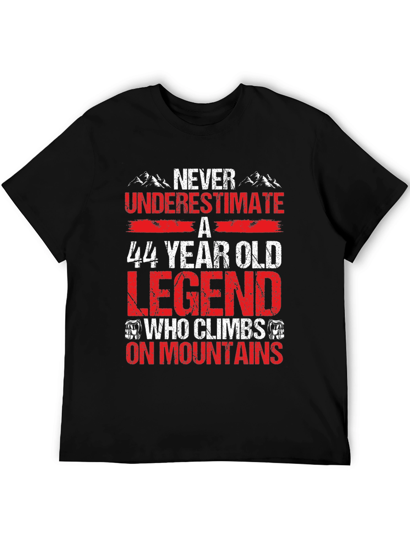 44 Year Old Legend Mountain Climber T-Shirt