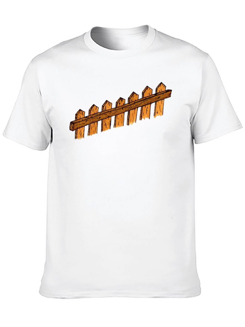 Fence Graphic Black T-Shirt