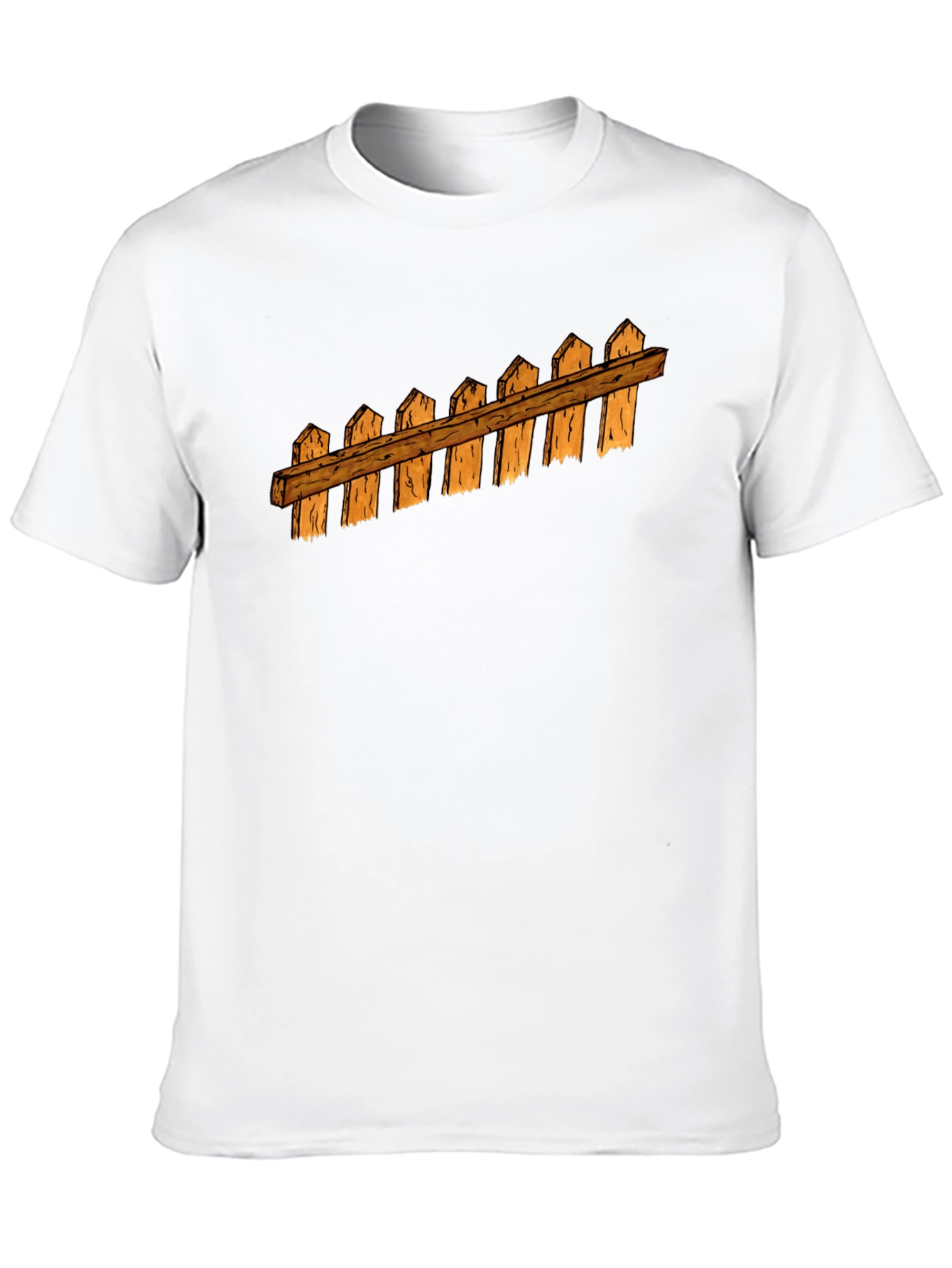 Fence Graphic Black T-Shirt