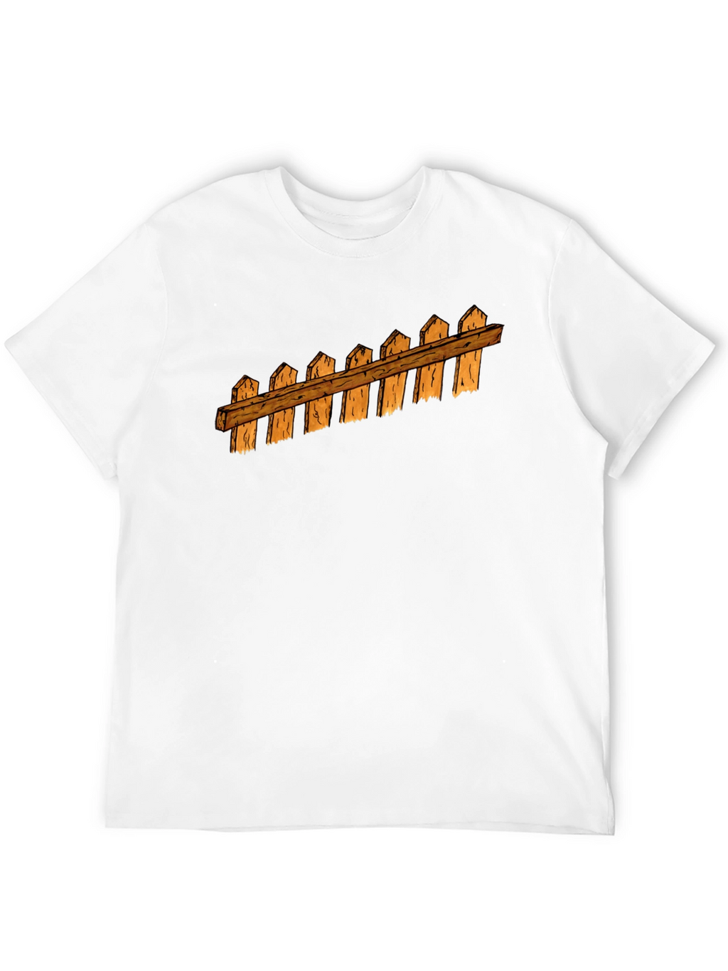 Fence Graphic Black T-Shirt