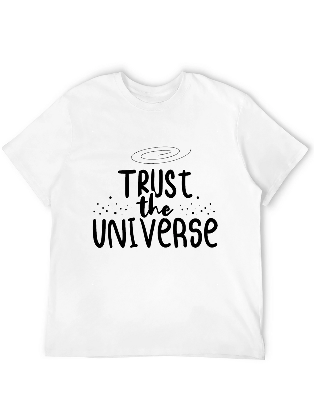 Trust the Universe Graphic Tee - Mens Black Shirt