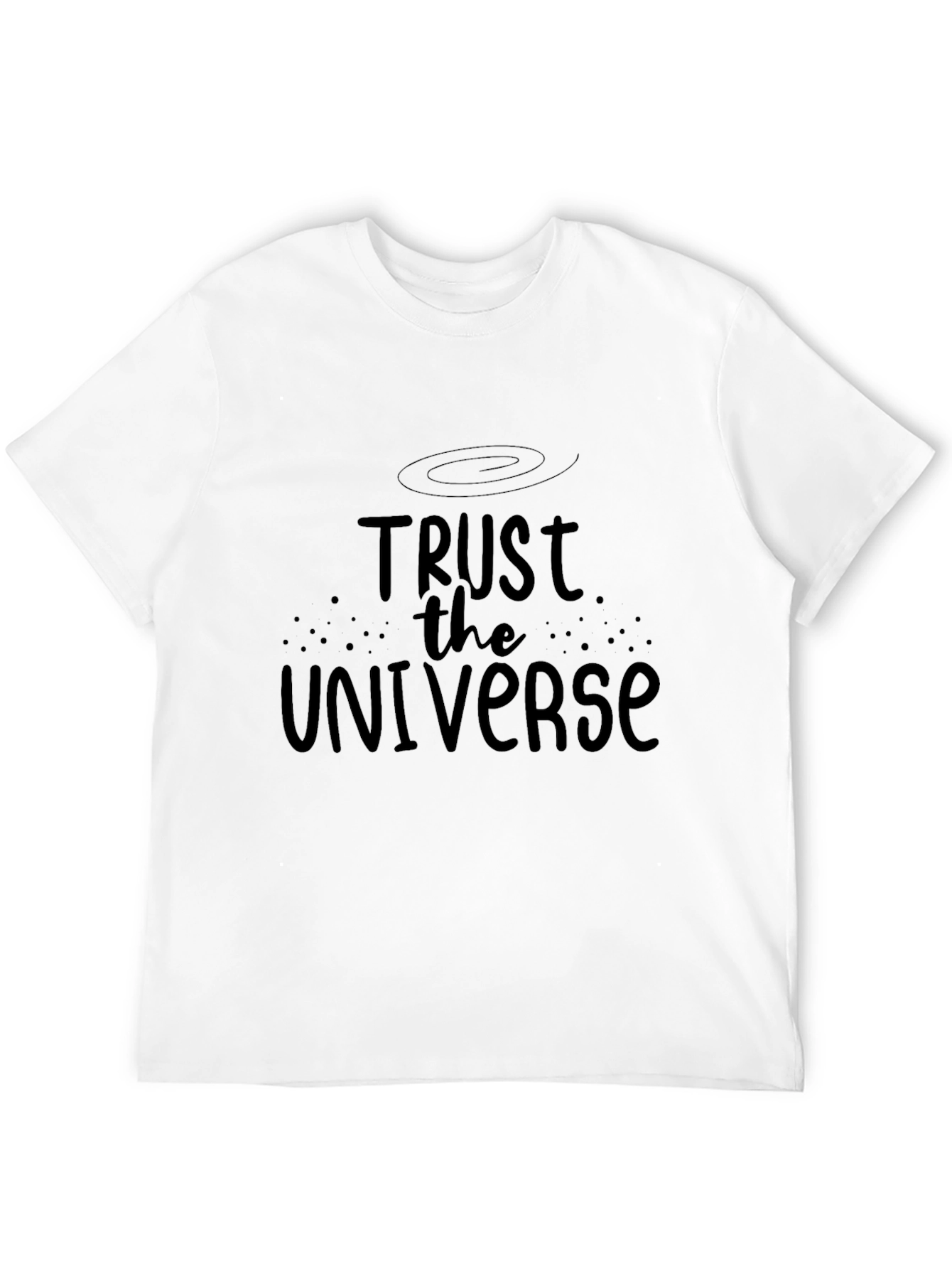 Trust the Universe Graphic Tee - Mens Black Shirt