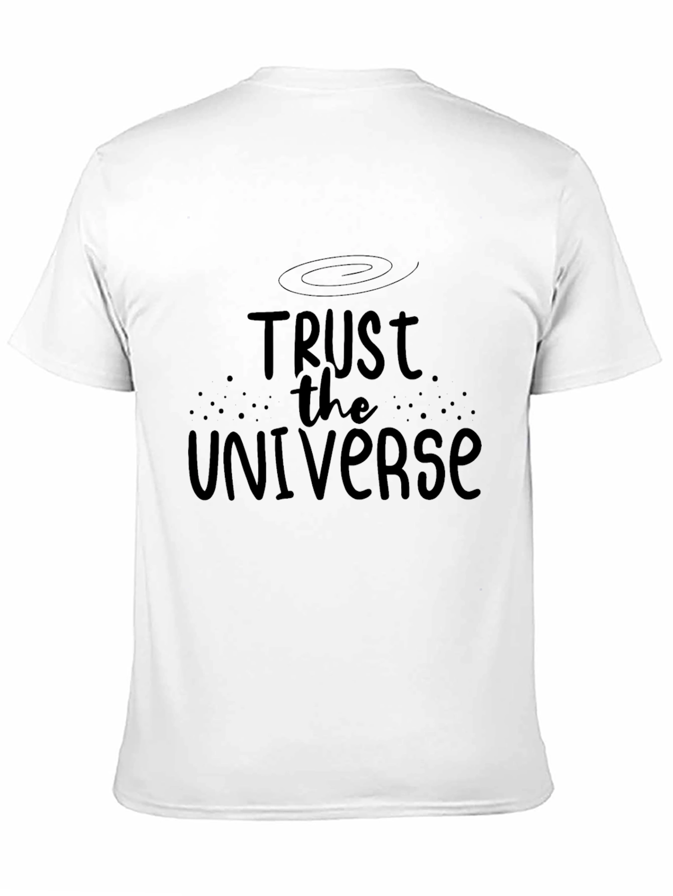 Trust the Universe Graphic Tee - Mens Black Shirt