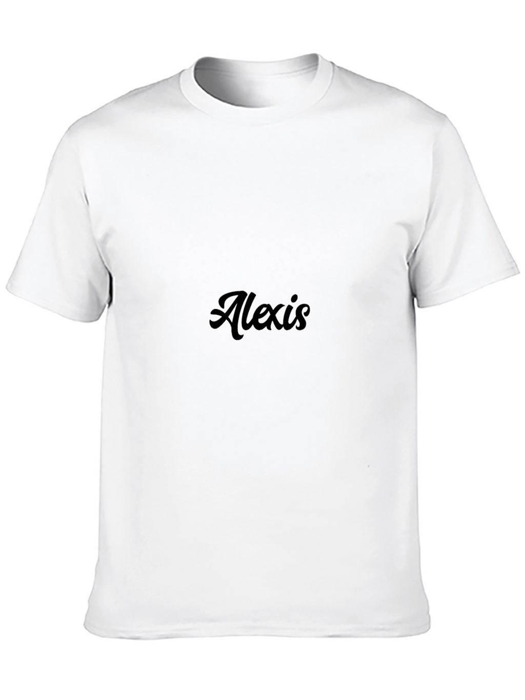 Personalized Alexis Black T-Shirt