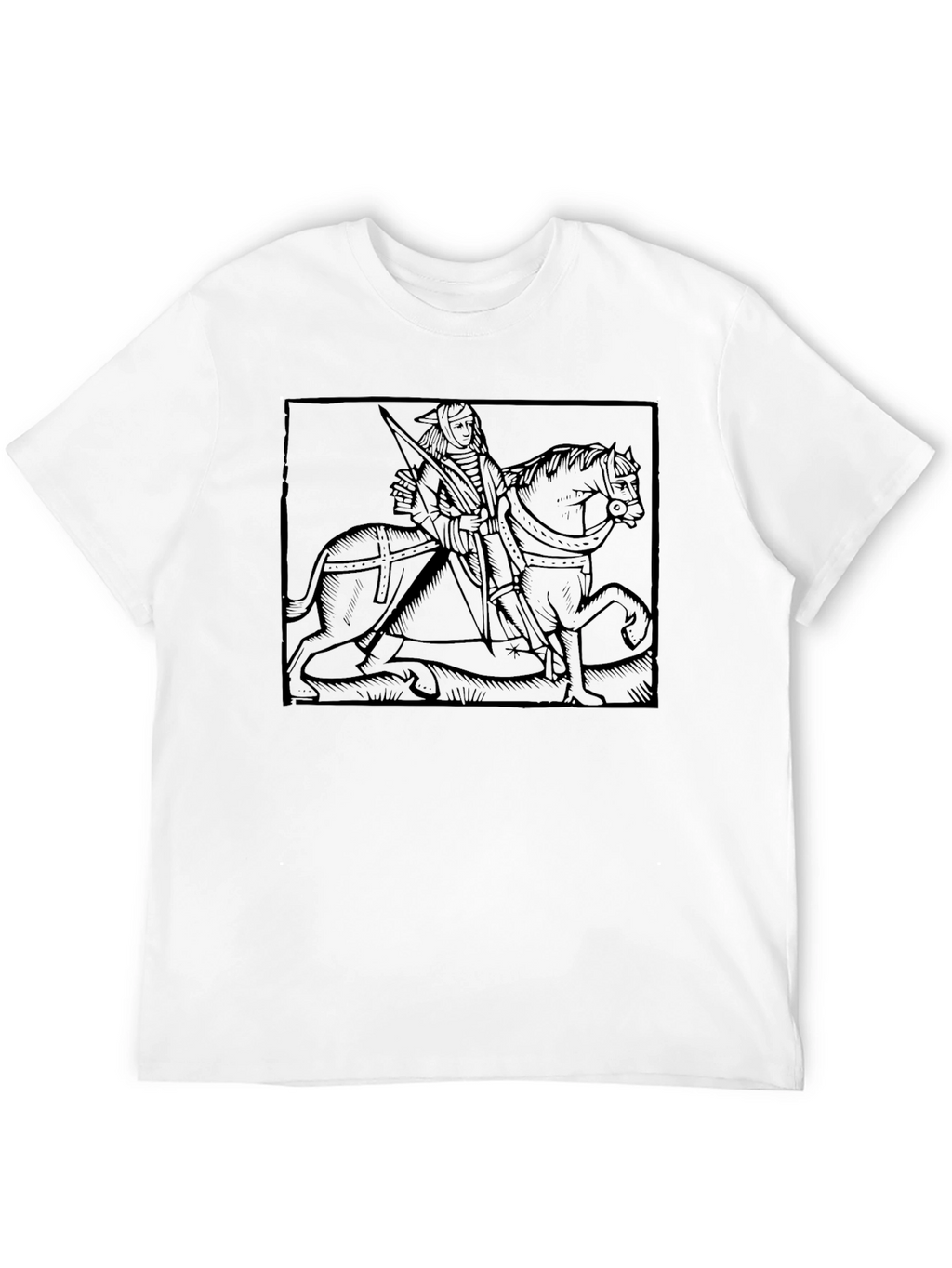Knight on Horseback Graphic T-Shirt